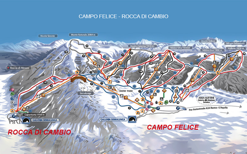 Così la vacanza a Campo Felice – Rocca di Cambio diventa un’esperienza ben organizzata, divertente e adatta a ogni livello.
